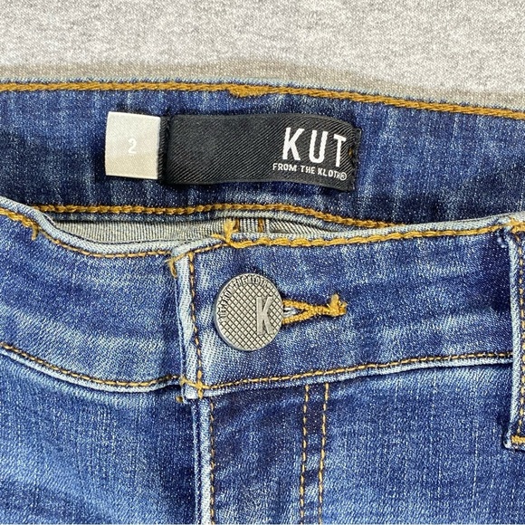 KUT From The Kloth Jeans Womens 2 Connie Fab AB Hi Rise Ankle Skinny Raw Hem - Picture 4 of 14